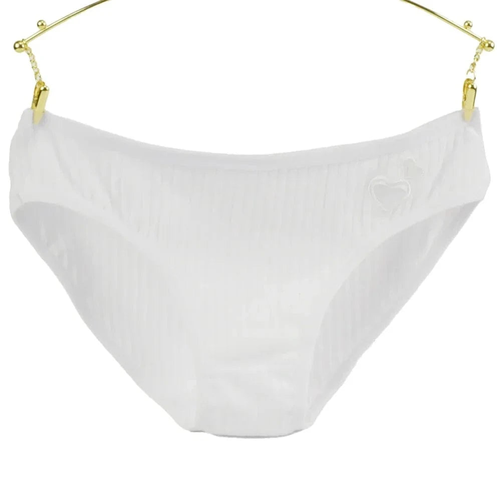 Pure Cotton Underwear Panties For Women Heart Briefs Female Triangle Underpants Woman Soft Panti Intimate sexy Lingerie Panty - A-1 Thread Vault