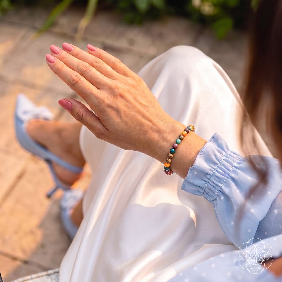 Quiet My Mind – Ocean Jasper Bracelet | 6mm - A-1 Thread Vault