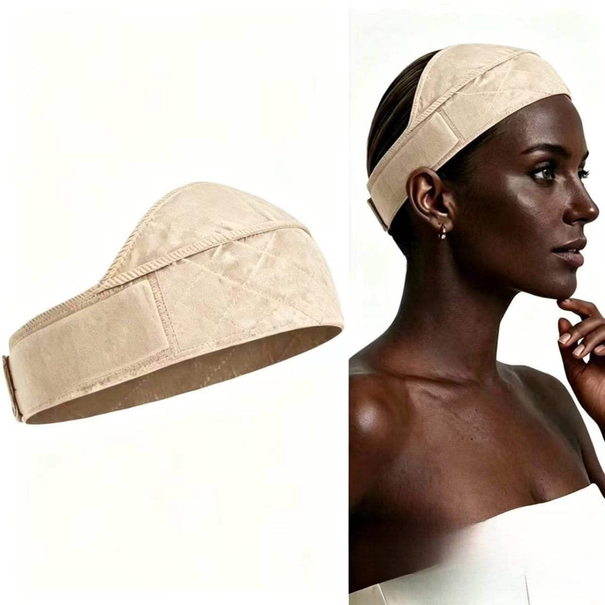 Quilted Elastic Hijab Grip Band(MAC433) - A-1 Thread Vault