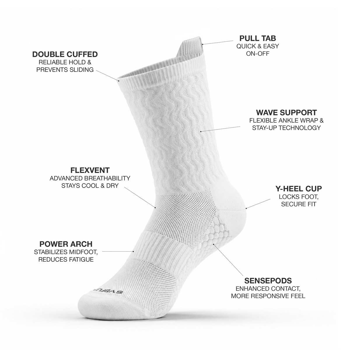 RaceKnit™ Ultralight Cooling Crew Socks - A-1 Thread Vault