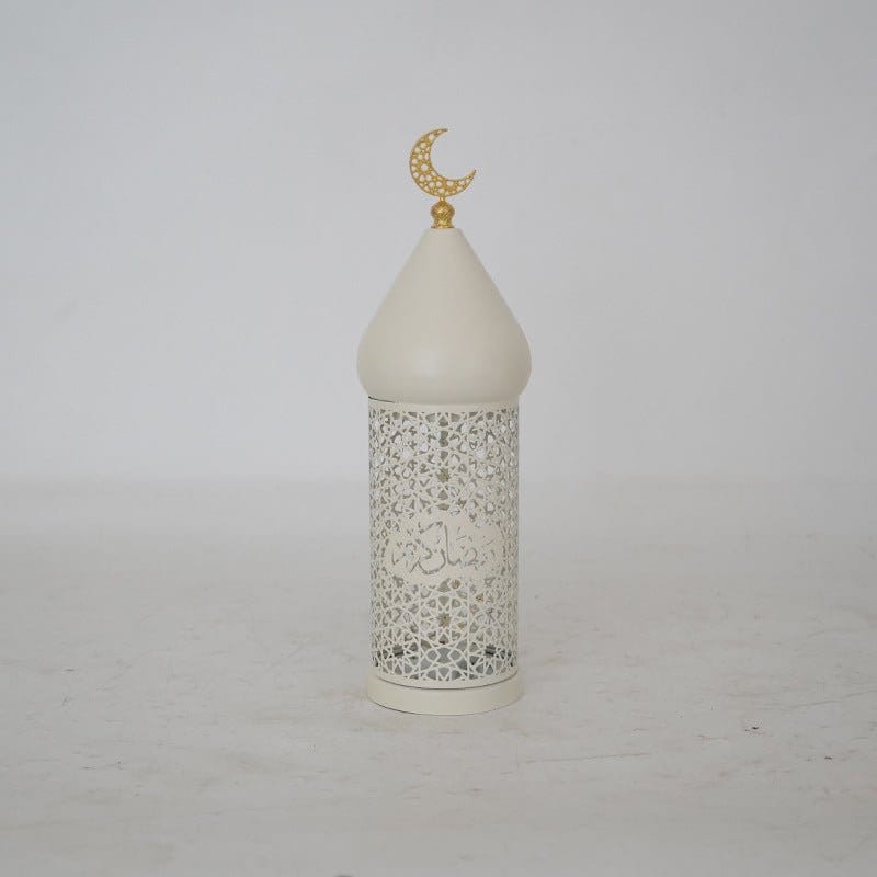 Ramadan Eid Candle Lantern Metal Craft Decorative Light (MAC380) - A-1 Thread Vault