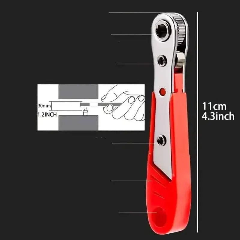 Ratchet Screwdriver Handles Narrow Spaces - A-1 Thread Vault