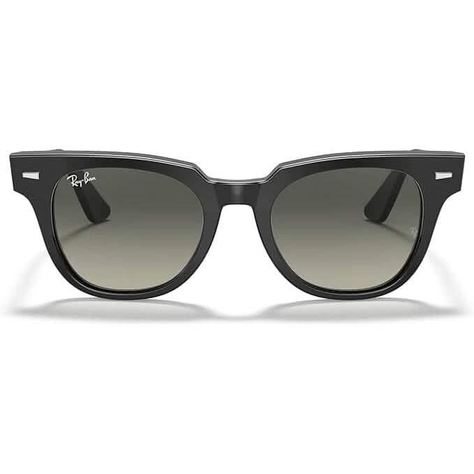 Ray-Ban RB2168 METEOR Sunglasses For Men For Women+ BUNDLE with Designer iWear Eyewear Care Kit (Refurbished) - A-1 Thread Vault