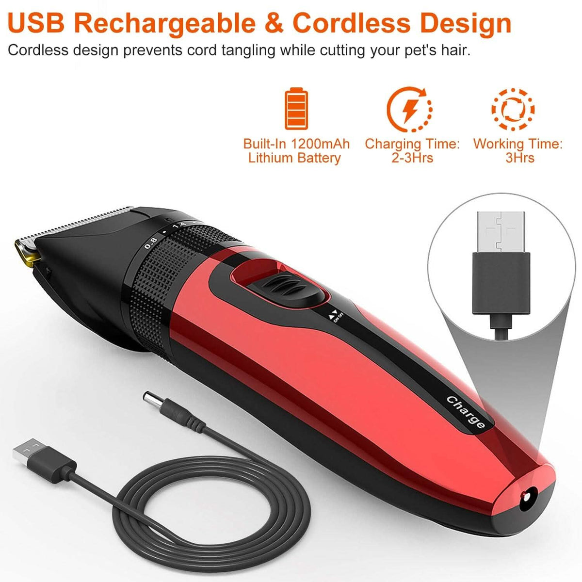 Rechargeable Cordless Pet Grooming Kit - A-1 Thread Vault