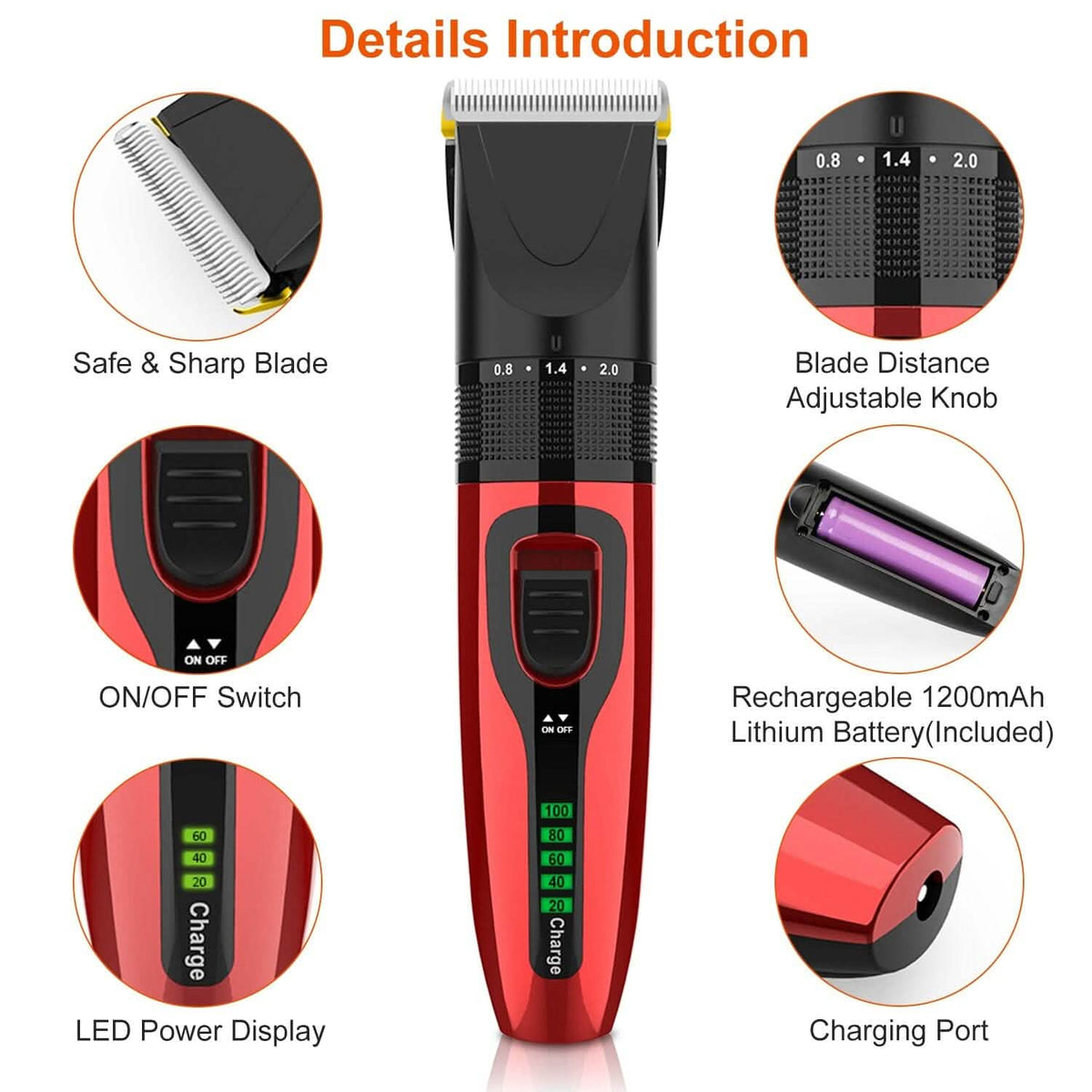 Rechargeable Cordless Pet Grooming Kit - A-1 Thread Vault