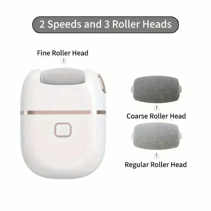 Rechargeable Electric Foot Grinder - Three Replaceable Grinding Heads - A-1 Thread Vault