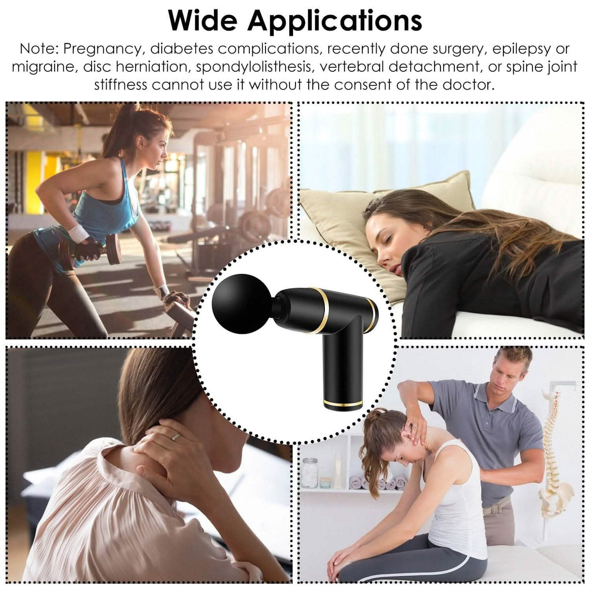 Rechargeable Percussion Massage Gun - A-1 Thread Vault