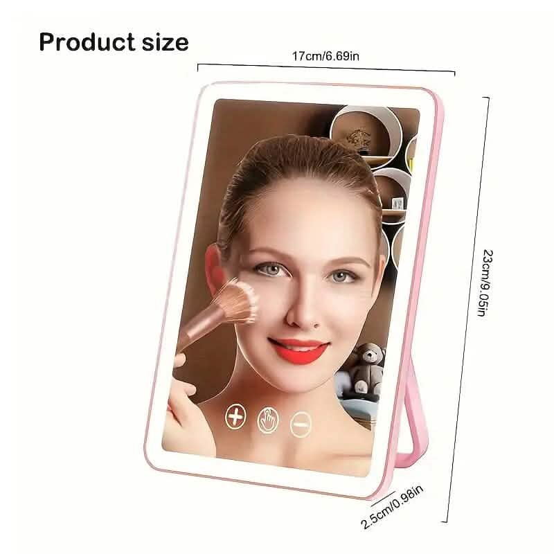 Rechargeable Travel Makeup Mirror with Led Lights - A-1 Thread Vault