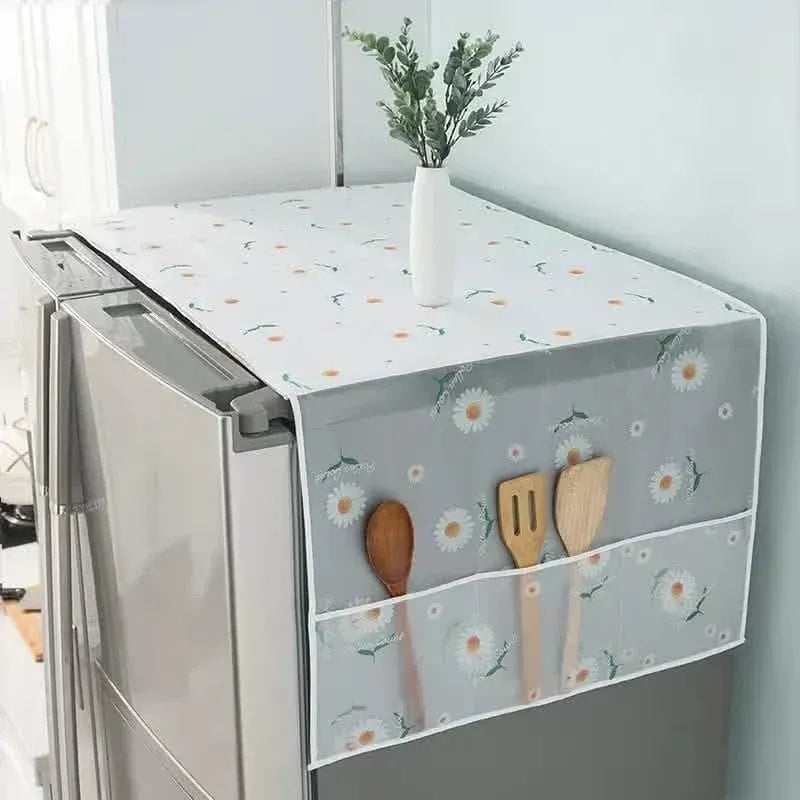 Refrigerator and Washing Machine Dust Covers with Pockets - A-1 Thread Vault