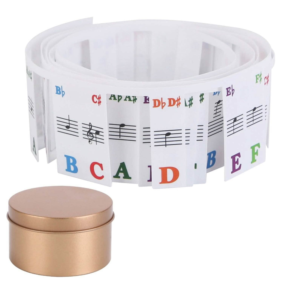 Removable PVC Piano Keyboard Stickers - A-1 Thread Vault