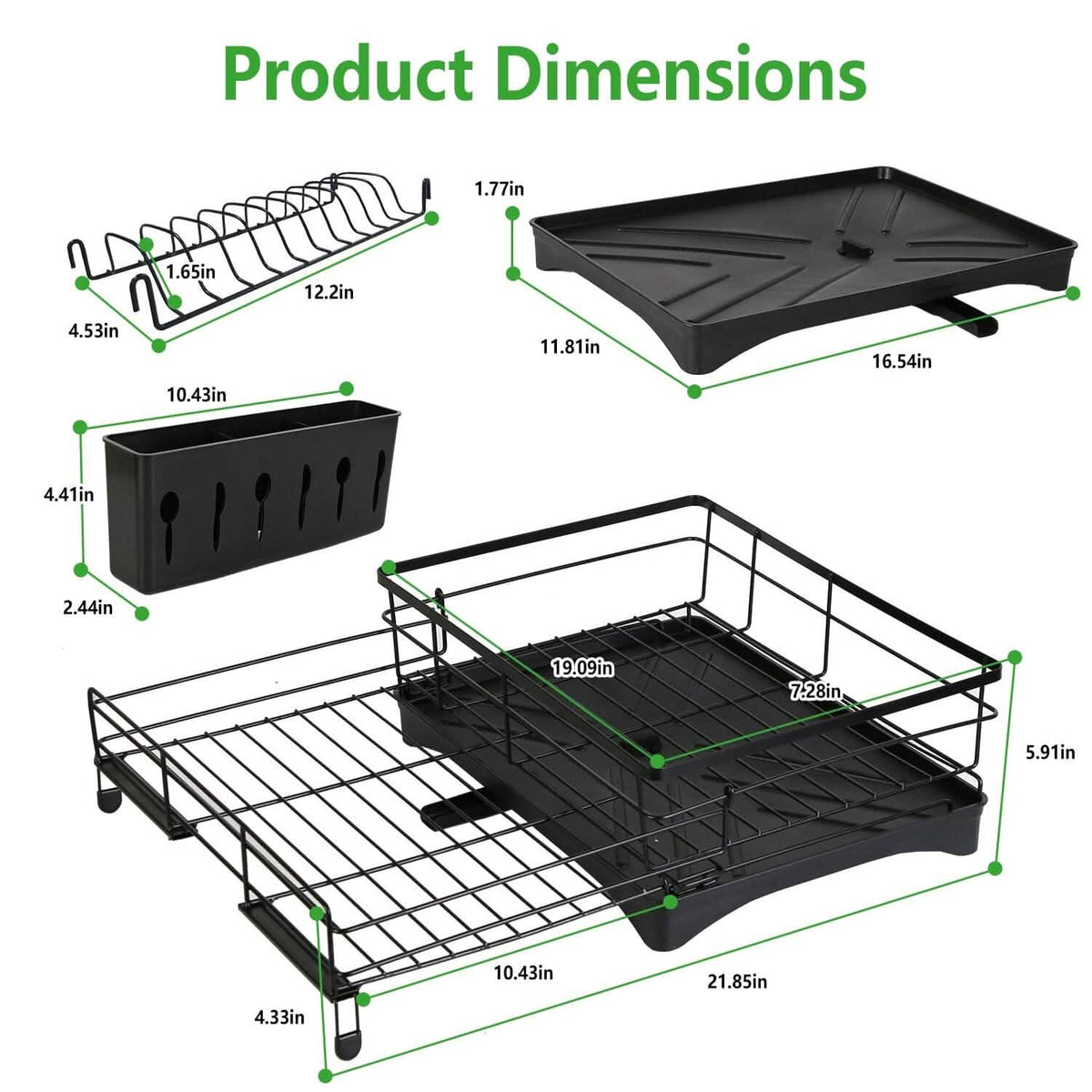 Retractable Dish Drying Rack - A-1 Thread Vault