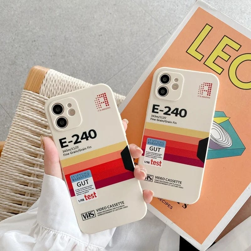 Retro Vibes VHS Label iPhone Case - A-1 Thread Vault