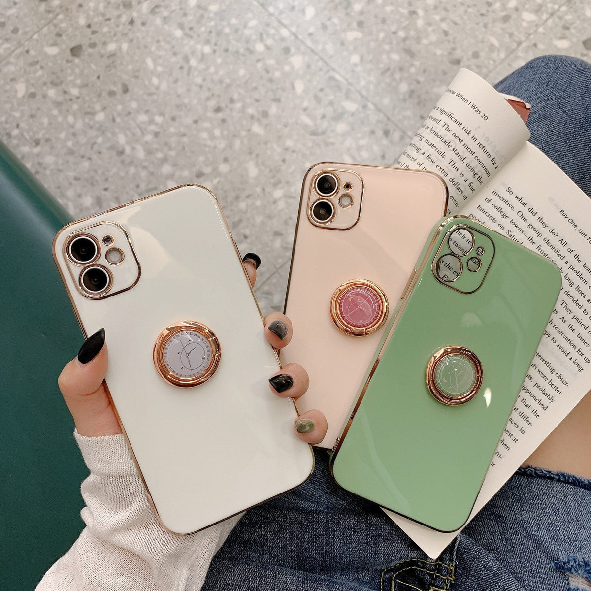 Ring Grip Holder iPhone Case - A-1 Thread Vault