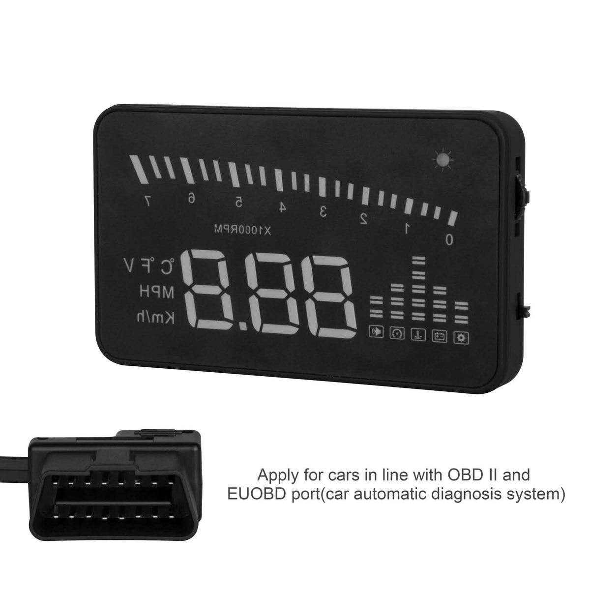 RoadProof® 3.5-Inch Heads-up Display - A-1 Thread Vault