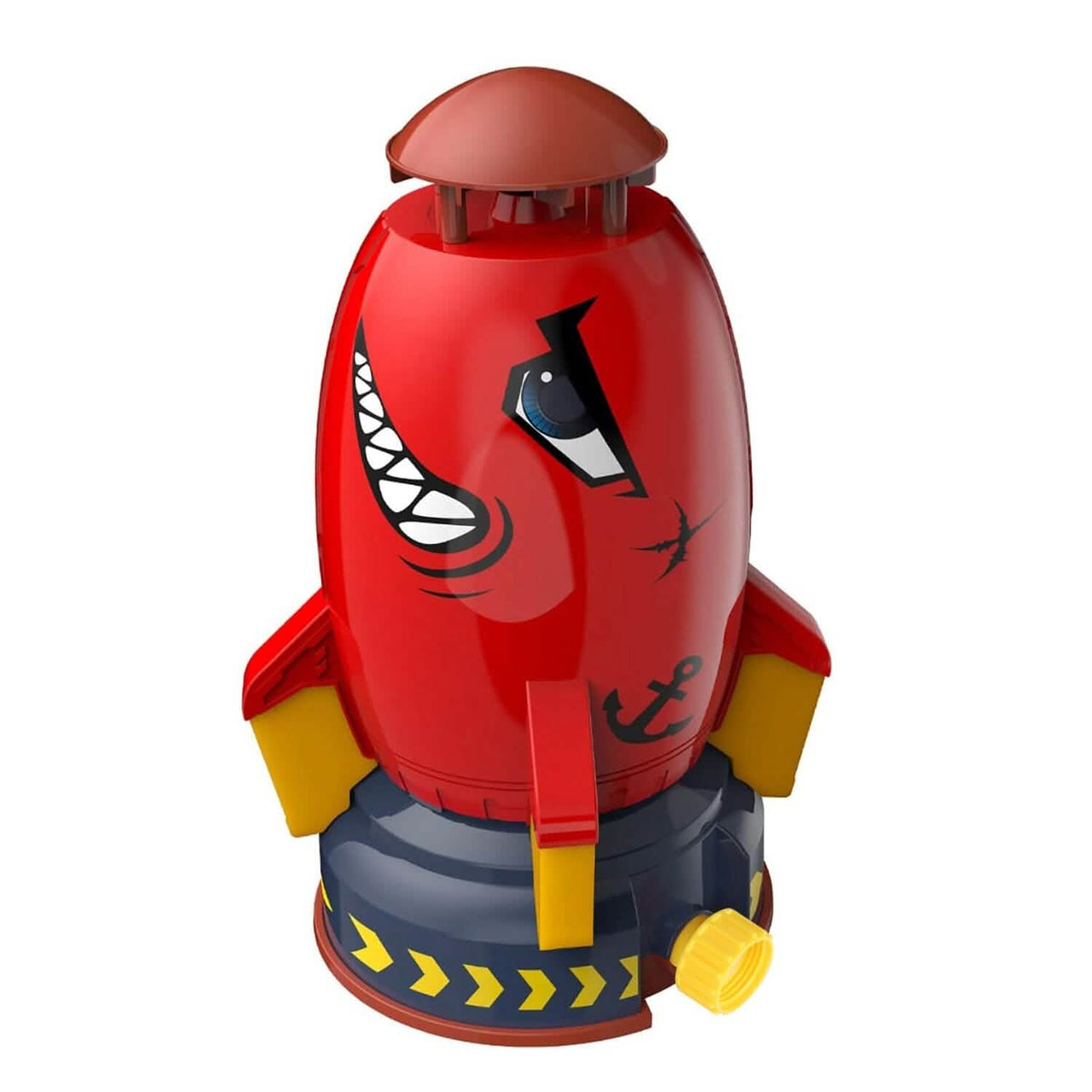 Rocket Sprinkler Launcher Water Sprinkler Flying Splashing 360° Rotation for 3+ Years Old - A-1 Thread Vault