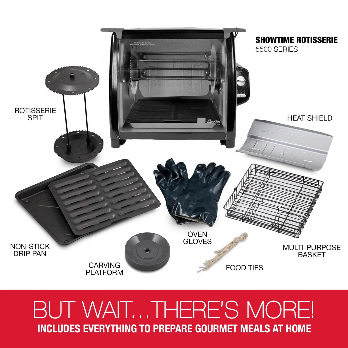 Ronco Modern Rotisserie Oven, Large Capacity (15lbs) Countertop Oven - A-1 Thread Vault