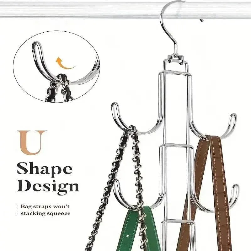 Rotatable Metal Purse Hanger Organizer - A-1 Thread Vault