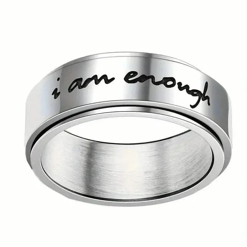 Rotatable Stainless Steel Anxiety Ring - A-1 Thread Vault