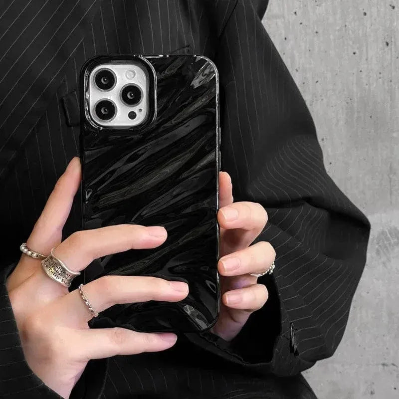RuffleWave Satin iPhone Case - A-1 Thread Vault