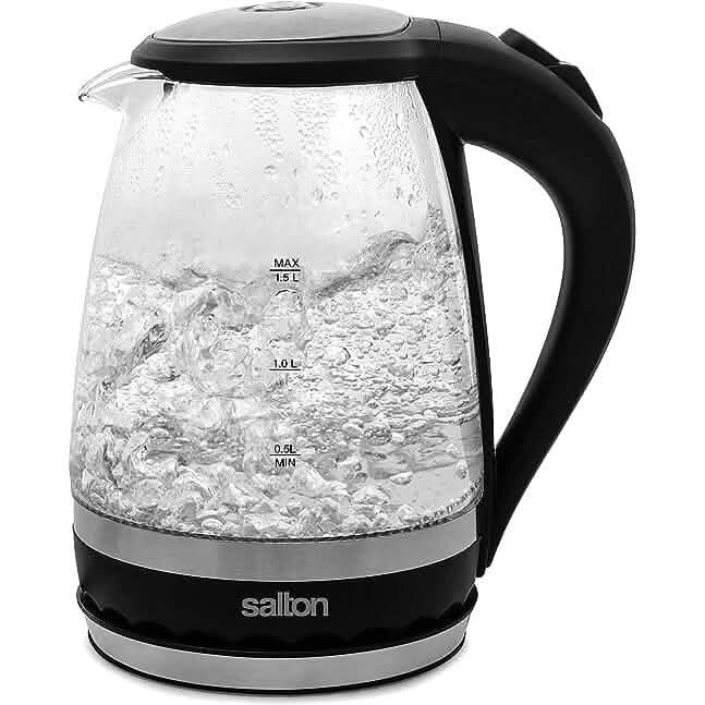 Salton Cordless Electric Glass Kettle - A-1 Thread Vault