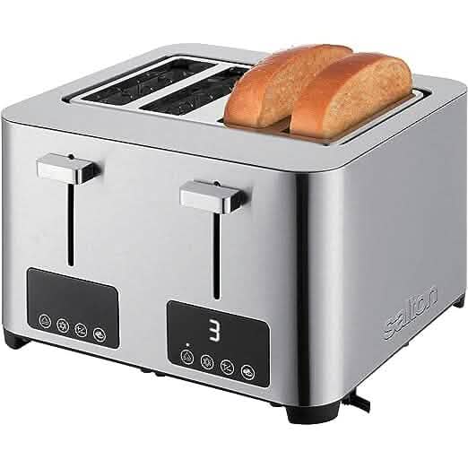 Salton Digital 4 Slice Toaster - Stainless Steel - A-1 Thread Vault