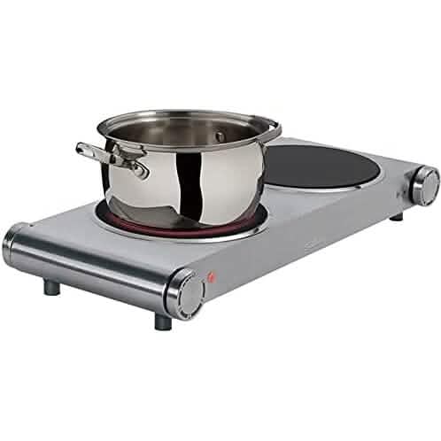 Salton Stainless Steel Infrared Portable Electric Cooktop - A-1 Thread Vault