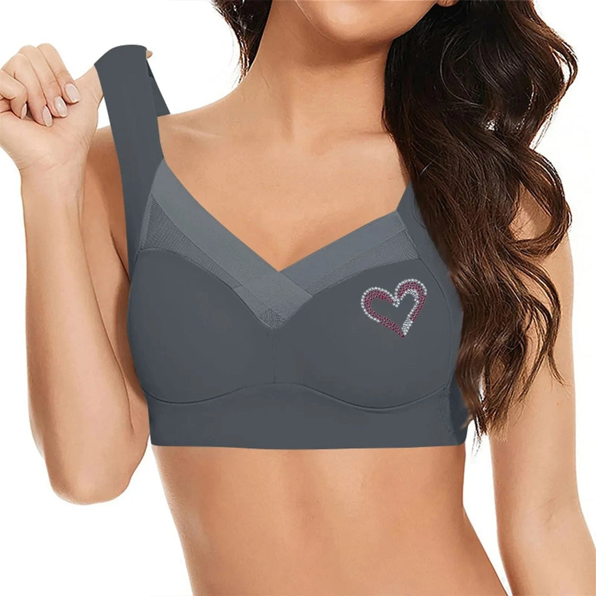 Seamless Support Bra Women Plus Size Comfort Wireless T Shirt Bra Side Smoothing Full Coverage Everyday Lingerie Breathable - A-1 Thread Vault