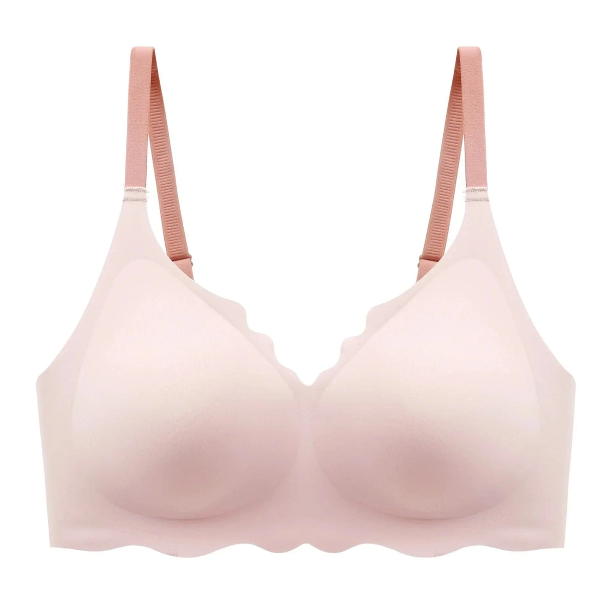Sexy Seamless Breathable Underwear Women's No Wires Gathering Beautiful Back Sports Breast Reducing Sleeping Bra for Women - A-1 Thread Vault