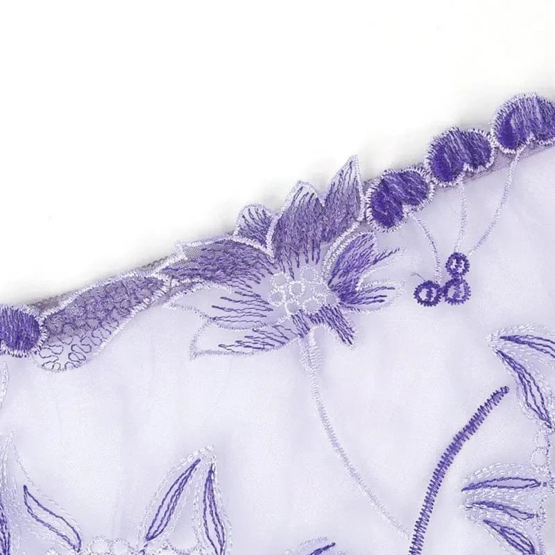 Sexy Transparent Women's Panties Super Thin Breathable Perspective Brief Underwear For Women Floral Mesh Female Lingerie Panty - A-1 Thread Vault