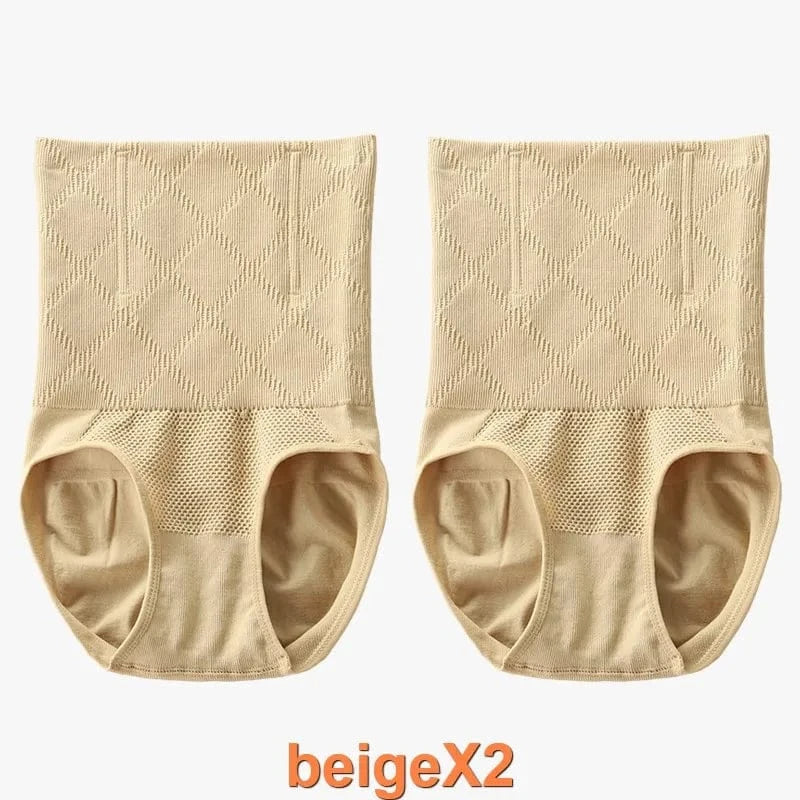 SH-0001 High Waist Belly Panty Women Shaping Panties Breathable Body Shaper Slimming Tummy Underwear Panty Shapers - A-1 Thread Vault