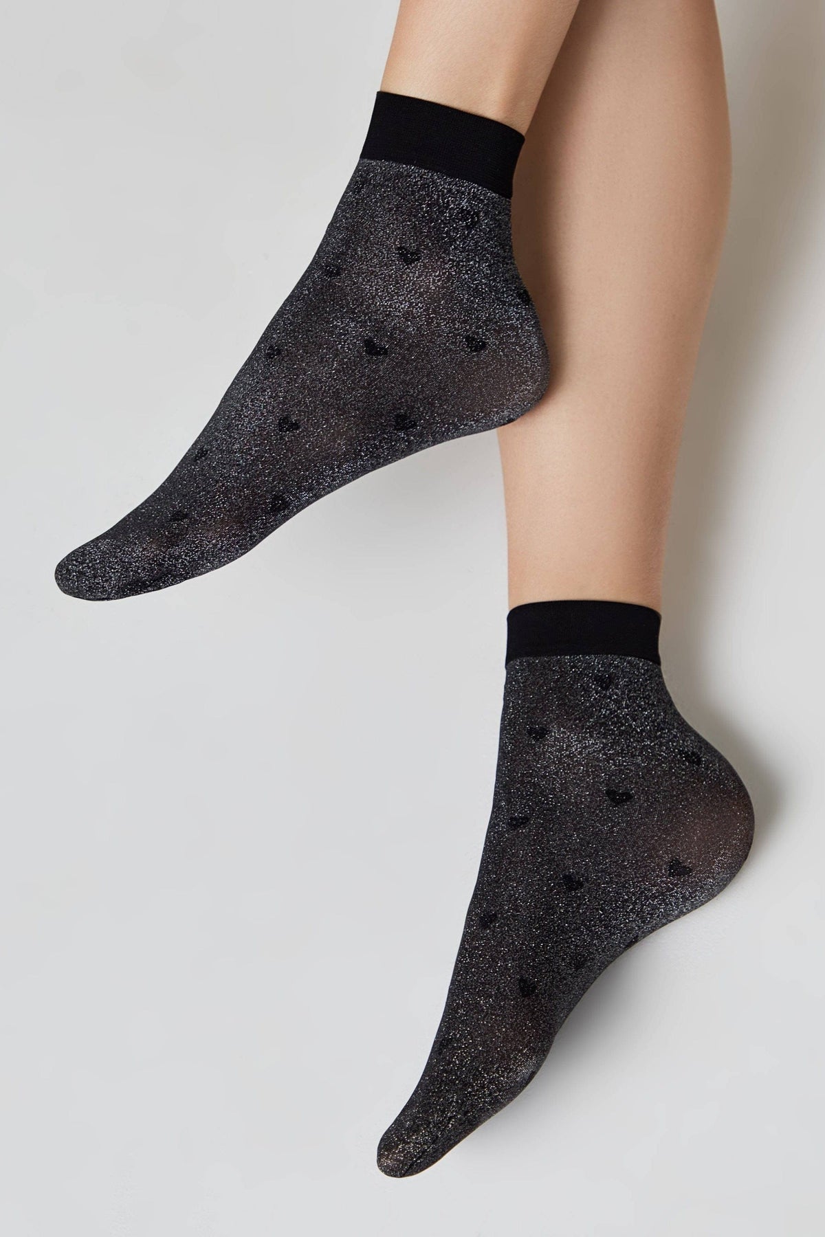 Shimmering Socks Conte Fantasy - "Hearts" Designs - A-1 Thread Vault