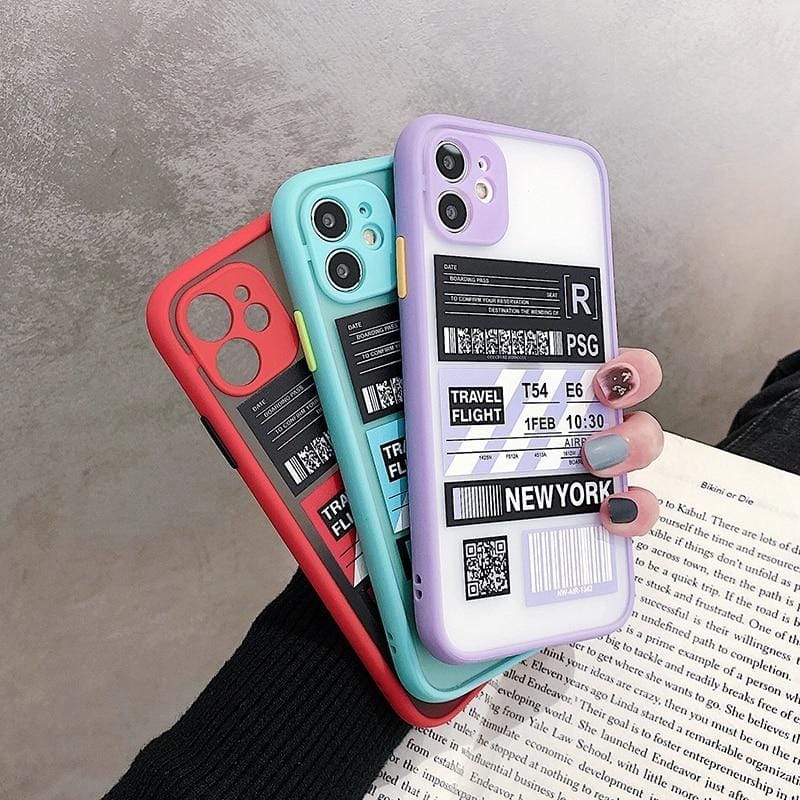 Shockproof Travel Label iPhone Case - A-1 Thread Vault