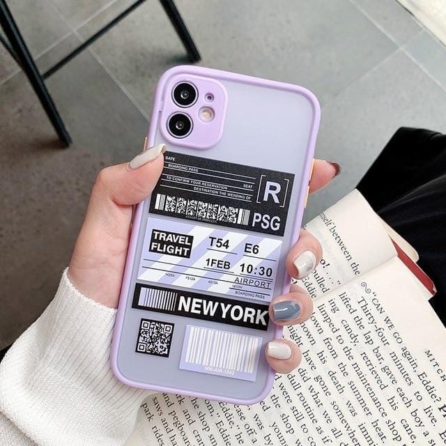 Shockproof Travel Label iPhone Case - A-1 Thread Vault