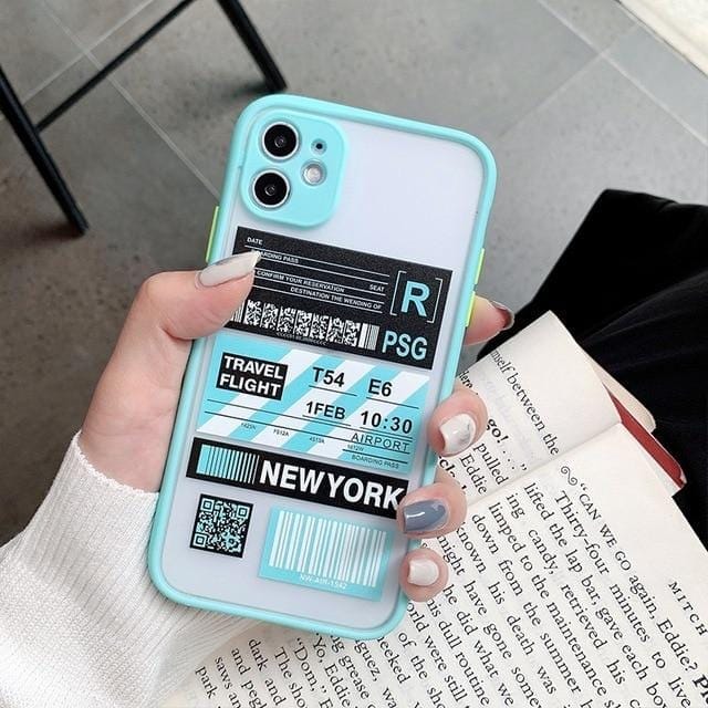 Shockproof Travel Label iPhone Case - A-1 Thread Vault