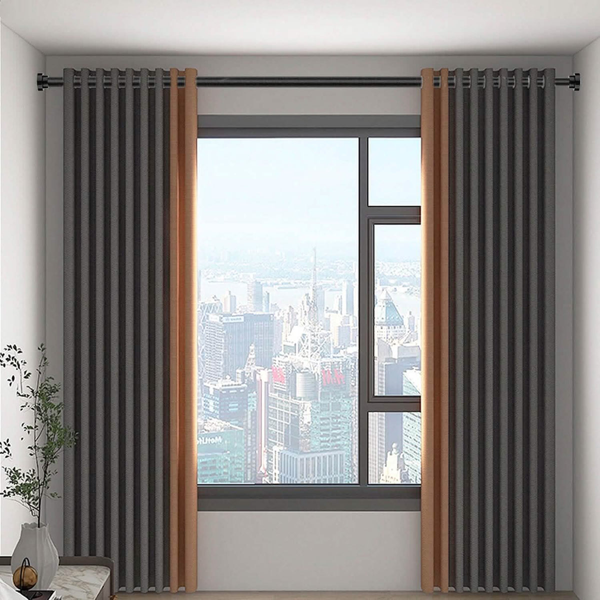 Shower Curtain Rod Adjustable Tension - A-1 Thread Vault