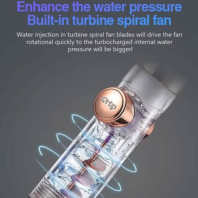 Shower Head High Pressure 3-Function SPA Shower Head - A-1 Thread Vault