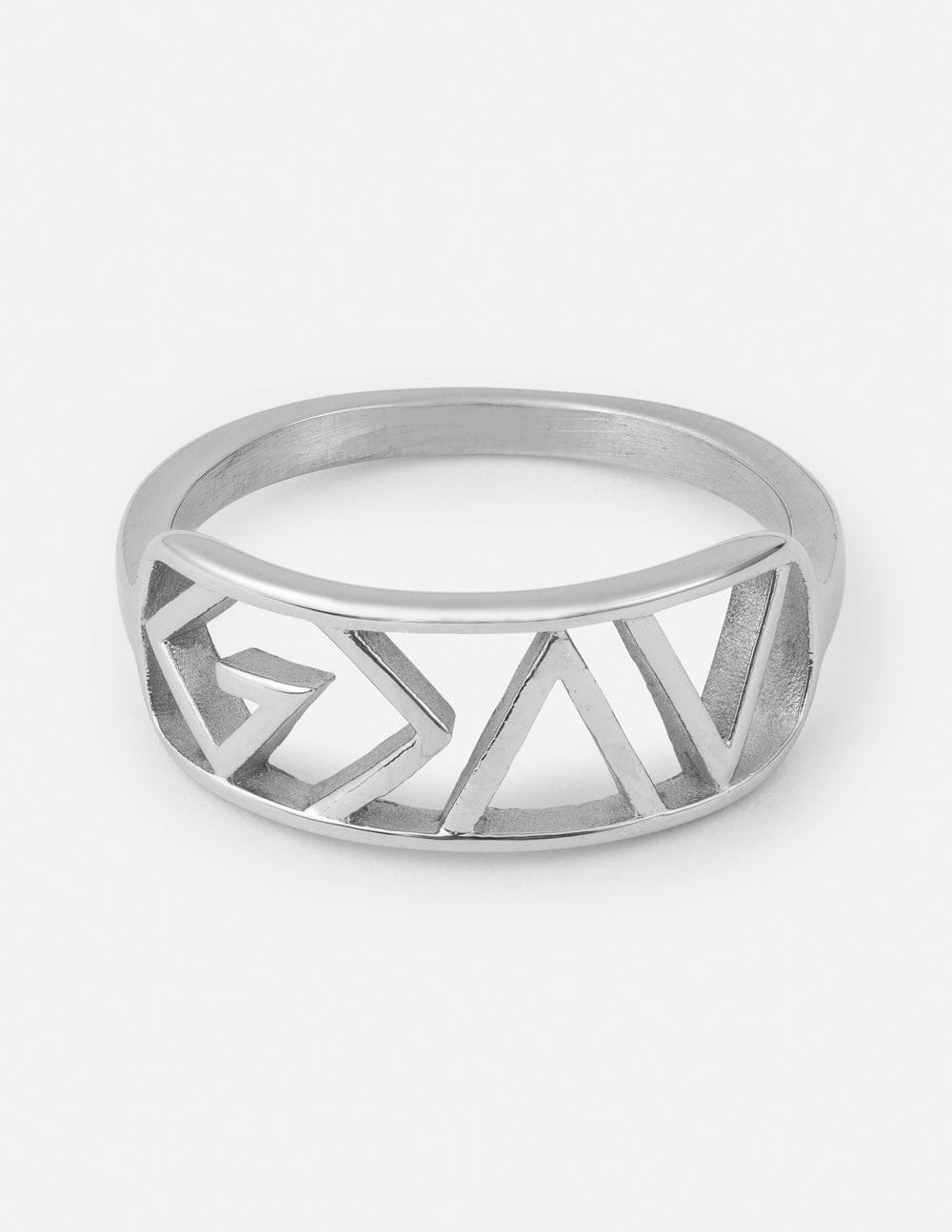 Silver Highs and Lows Statement Ring - A-1 Thread Vault