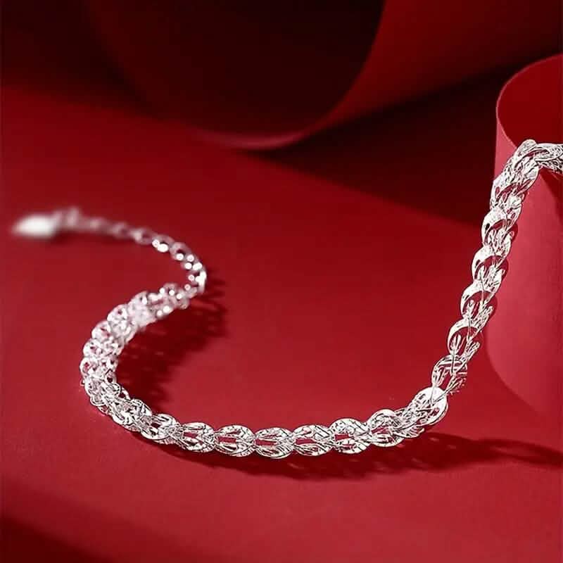 Silver Ultra Sparkle Glitter Bracelet - A-1 Thread Vault