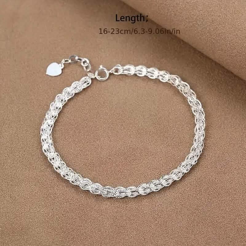 Silver Ultra Sparkle Glitter Bracelet - A-1 Thread Vault