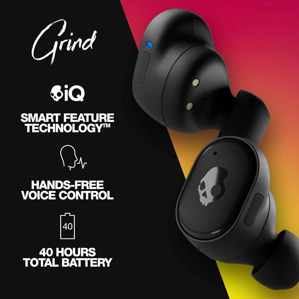 Skullcandy Grind In-Ear Wireless Earbuds (Refurbished) - A-1 Thread Vault