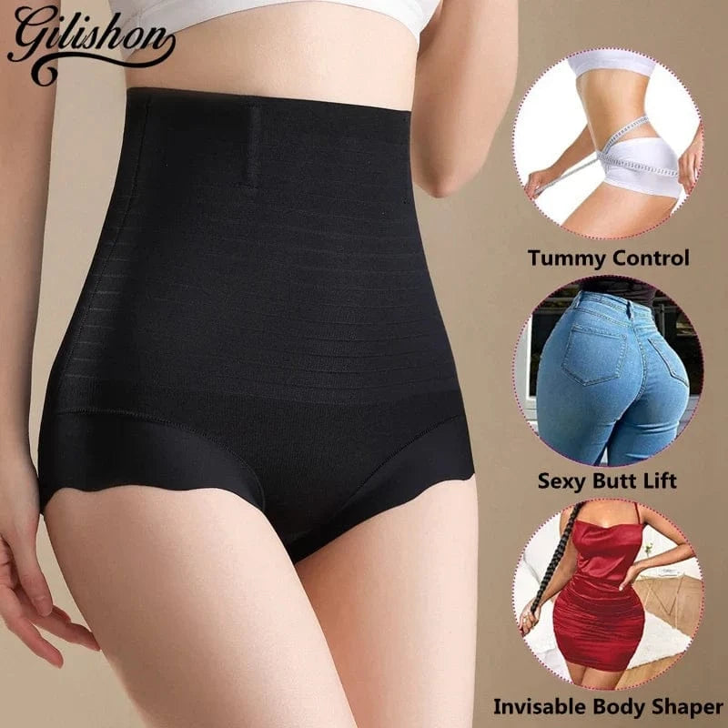 Slimming Shorts Women Body Shaper High Waist Flat Belly Sheathing Panties Hip Lift Shaping Underwear Tummy Control Shapewear - A-1 Thread Vault