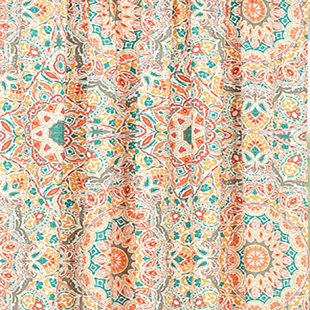 2-Piece Set: Sloane Street Cozumel Medallion Window Curtain Panel Pair - A-1 Thread Vault