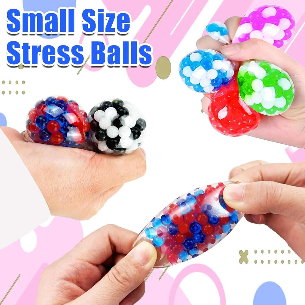 Small Sensory Balls for Adults Stress Relief - A-1 Thread Vault