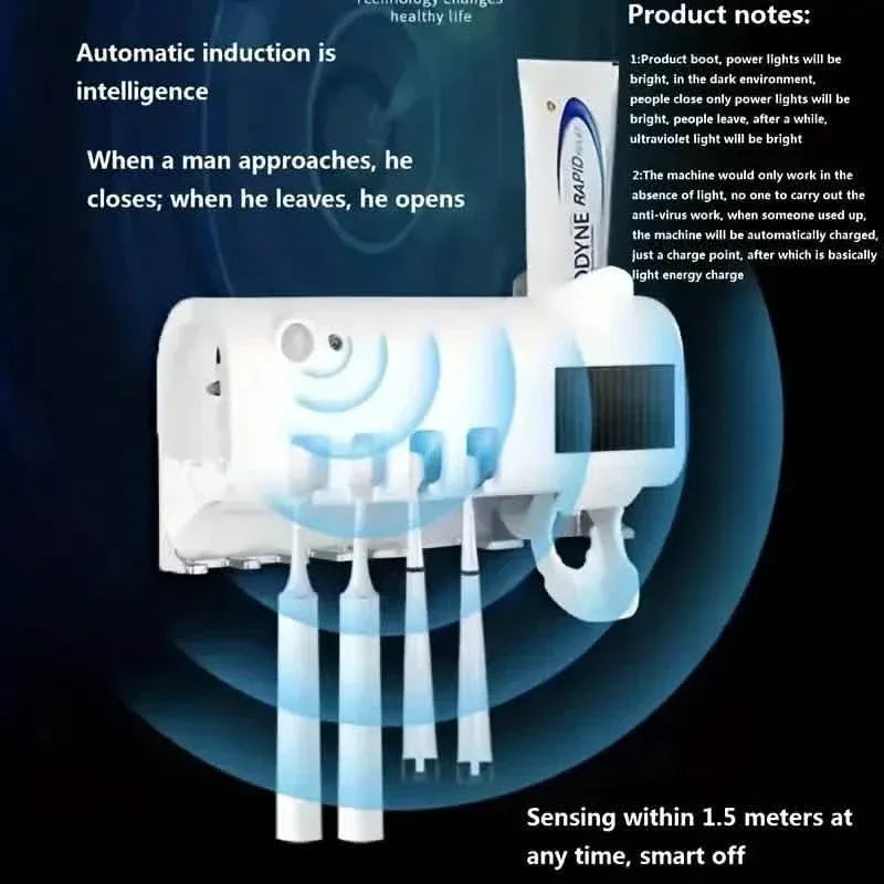 Smart Wall-Mounted Toothbrush UV Sterilizer - A-1 Thread Vault