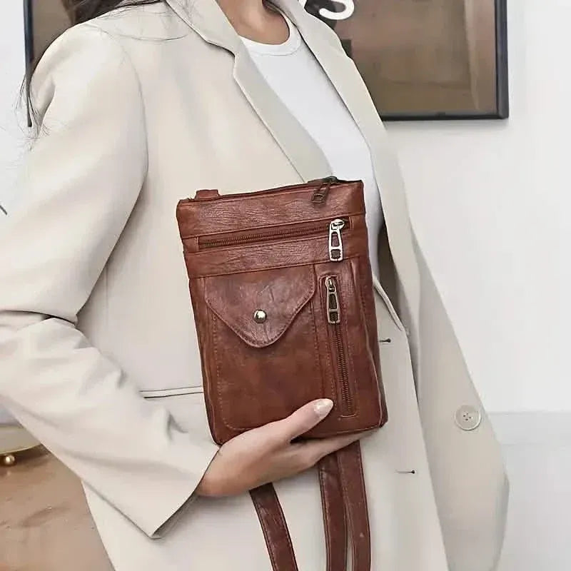 Soft PU Leather Women Messenger Bag - A-1 Thread Vault