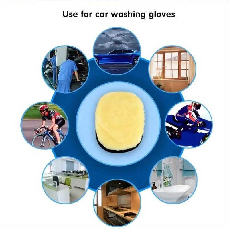 Soft Wool Car Cleaning Mitt - A-1 Thread Vault