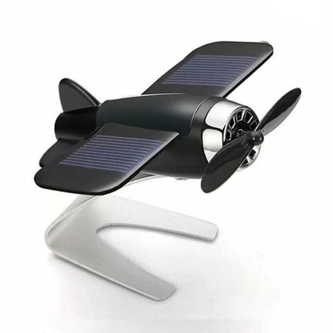 Solar Airplane Creative Car Decoration - A-1 Thread Vault