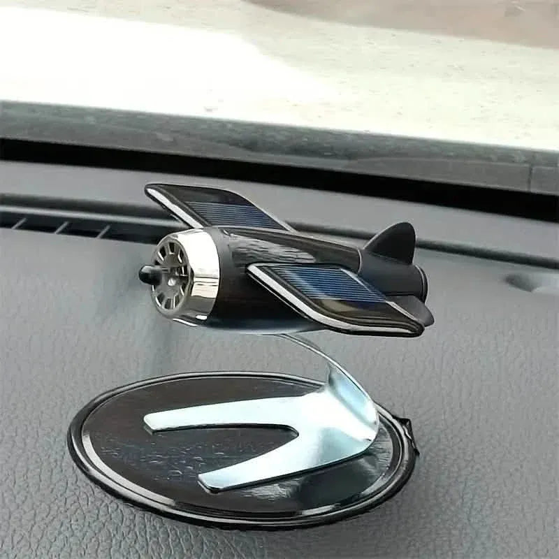 Solar Airplane Creative Car Decoration - A-1 Thread Vault