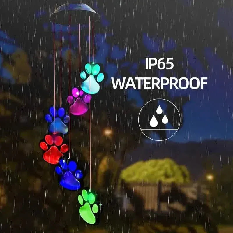 Solar Dog Claw Wind Chime Light - A-1 Thread Vault