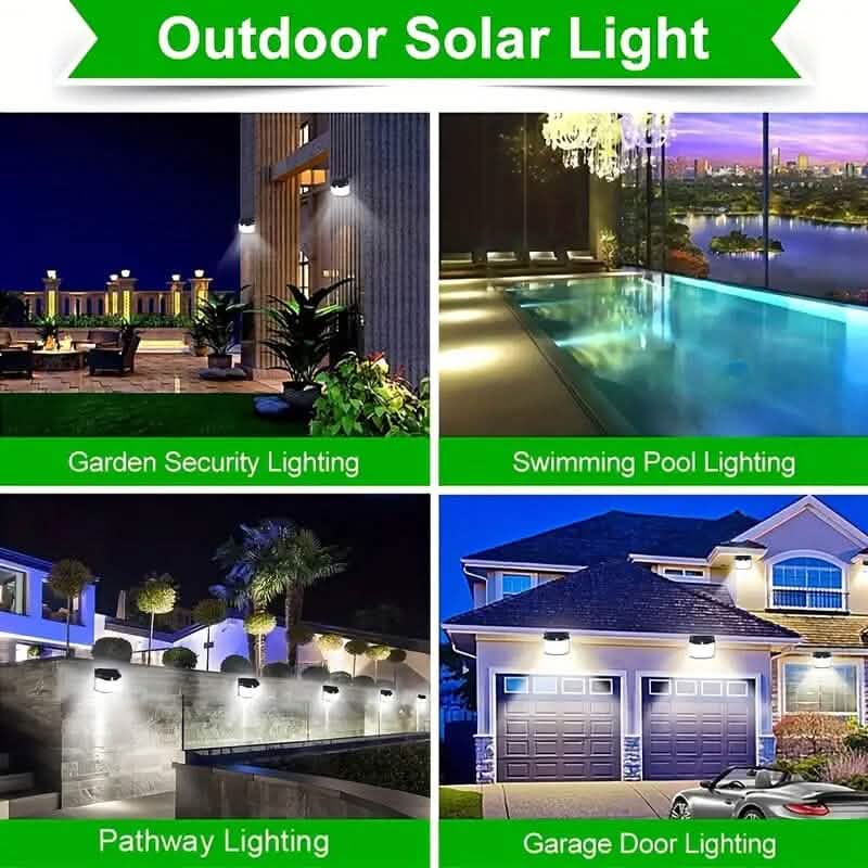 Solar Lights Outdoor 576 LED with Lights Reflector and 3 Lighting Modes - A-1 Thread Vault